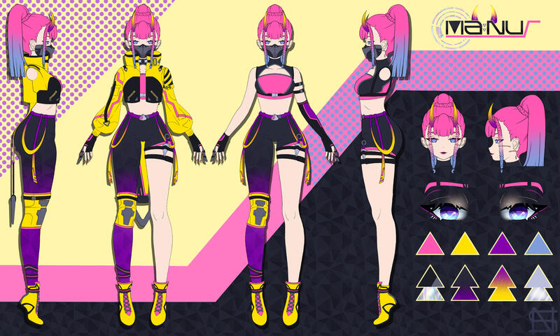 MA:NU Character Design