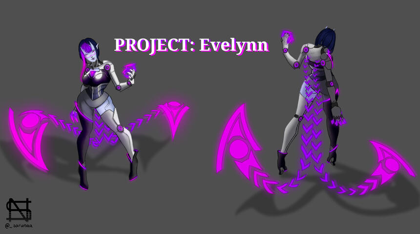 Project: Evelynn fan concept