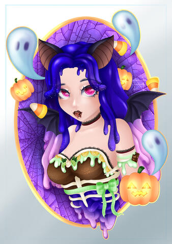 Beaniiz Halloween Art Trade