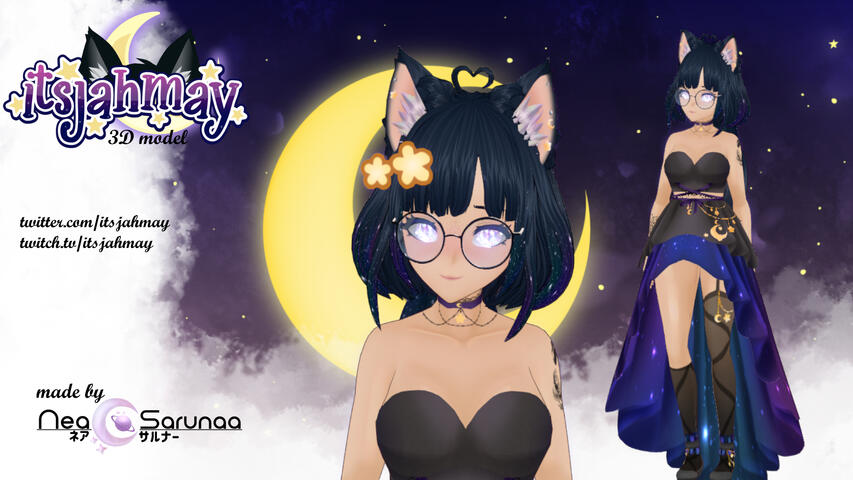 ItsJahmay 3D Vtuber Model